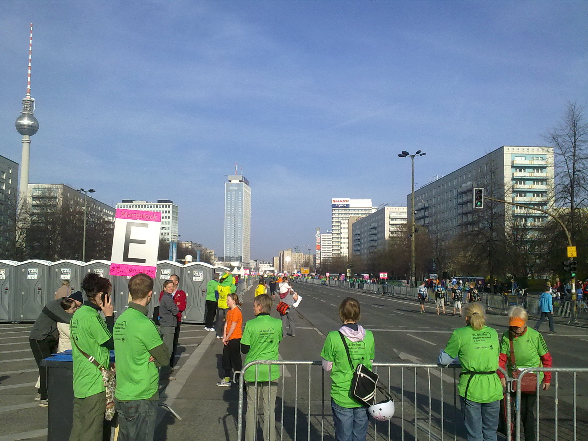 Berlin Halbmarathon Start